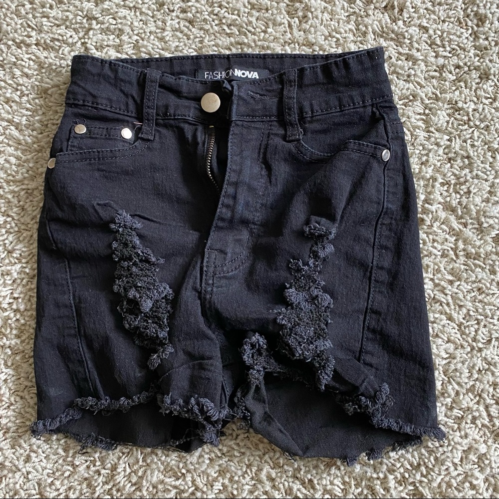 Fashion Nova ripped shorts